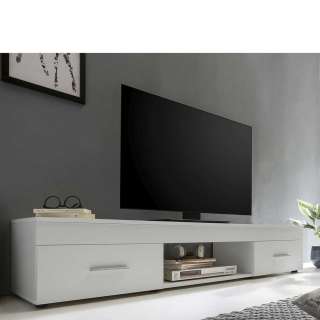 TV Unterschrank in Weiß 160 cm breit