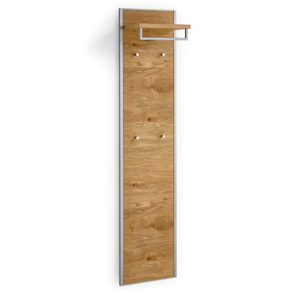 Kleiderpaneel mit Eiche Bianco furniert 40 cm breit