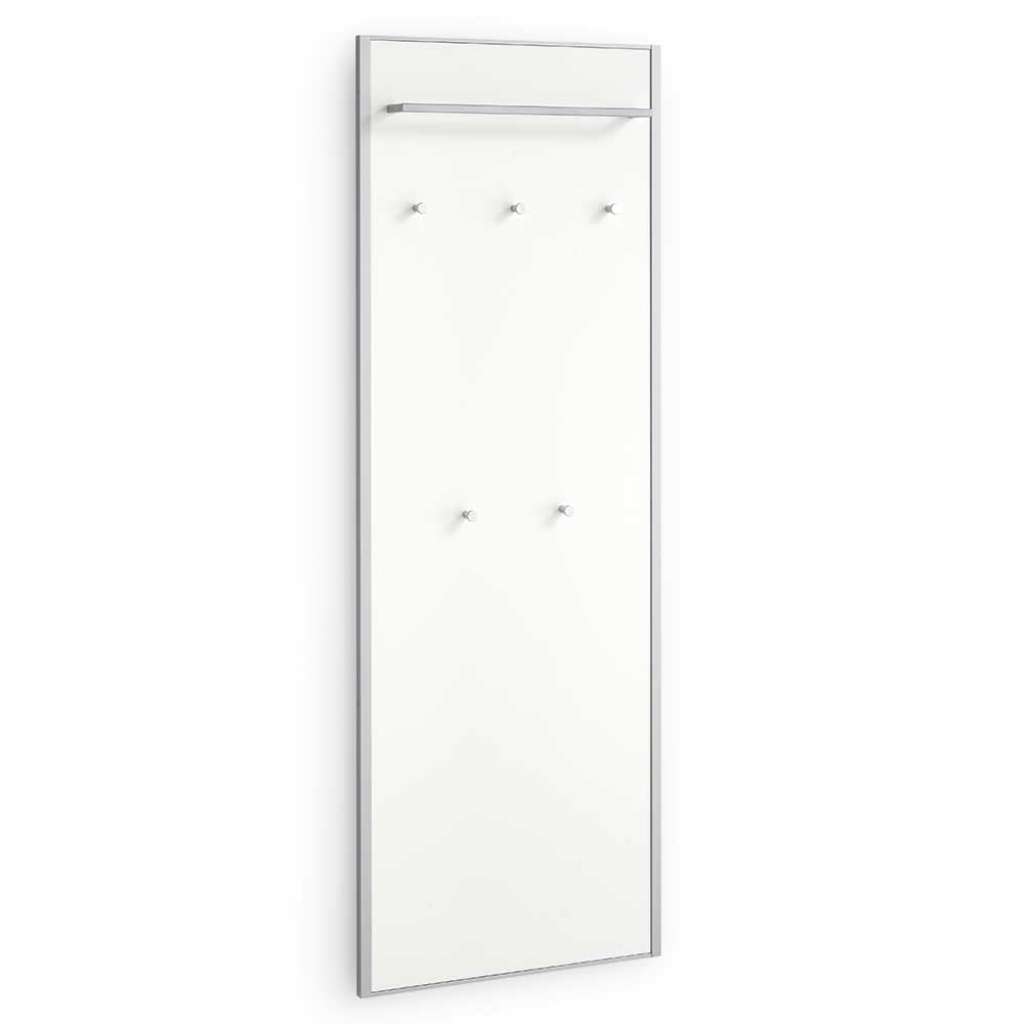 Wandpaneel Garderobe in Weiß 60 cm breit