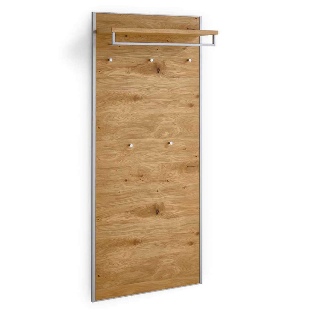 Garderobenpaneel Eiche Bianco furniert 80 cm breit