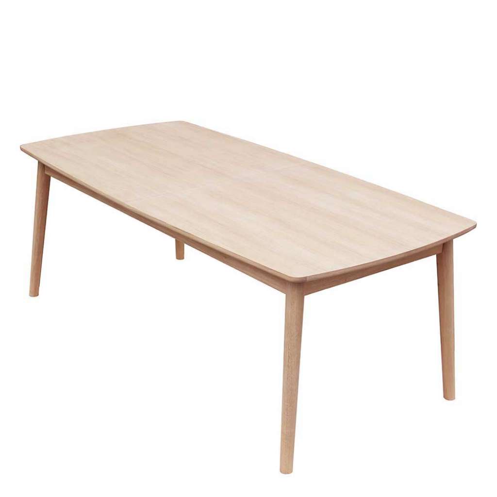 Küchen Tisch im Retrostil in Eiche Bianco