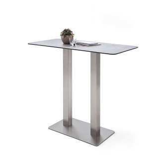 Stehtisch mit Keramik Glasplatte 120 cm
