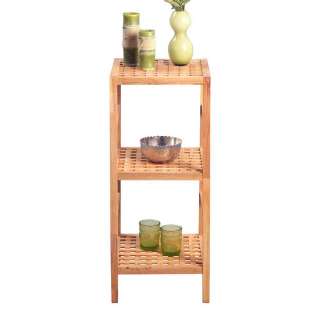 Badregal aus Walnuss Massivholz modern