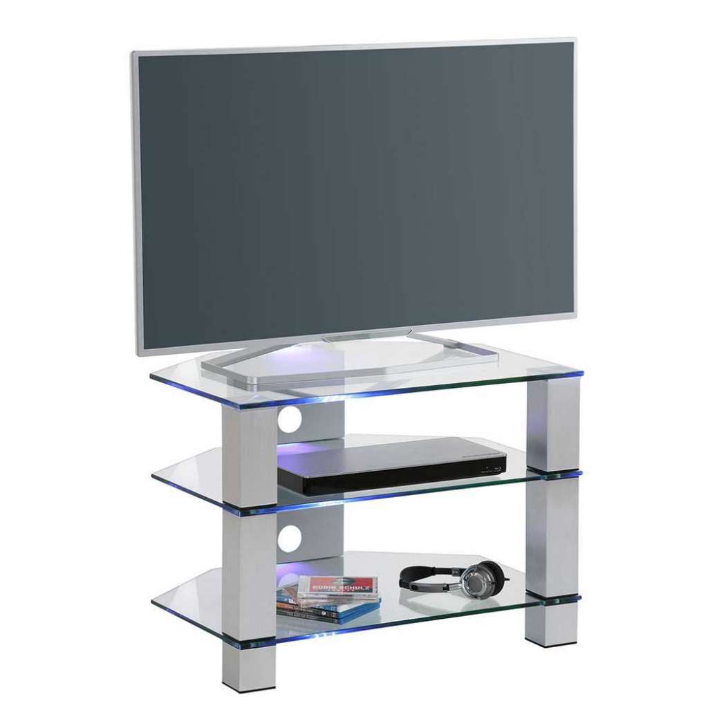 Fernsehmöbel aus Sicherheitsglas Metall