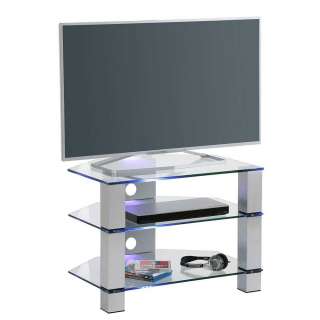 Fernsehmöbel aus Sicherheitsglas Metall
