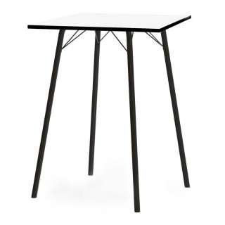 Küchenbartisch in Schwarz und Weiß 80 cm breit