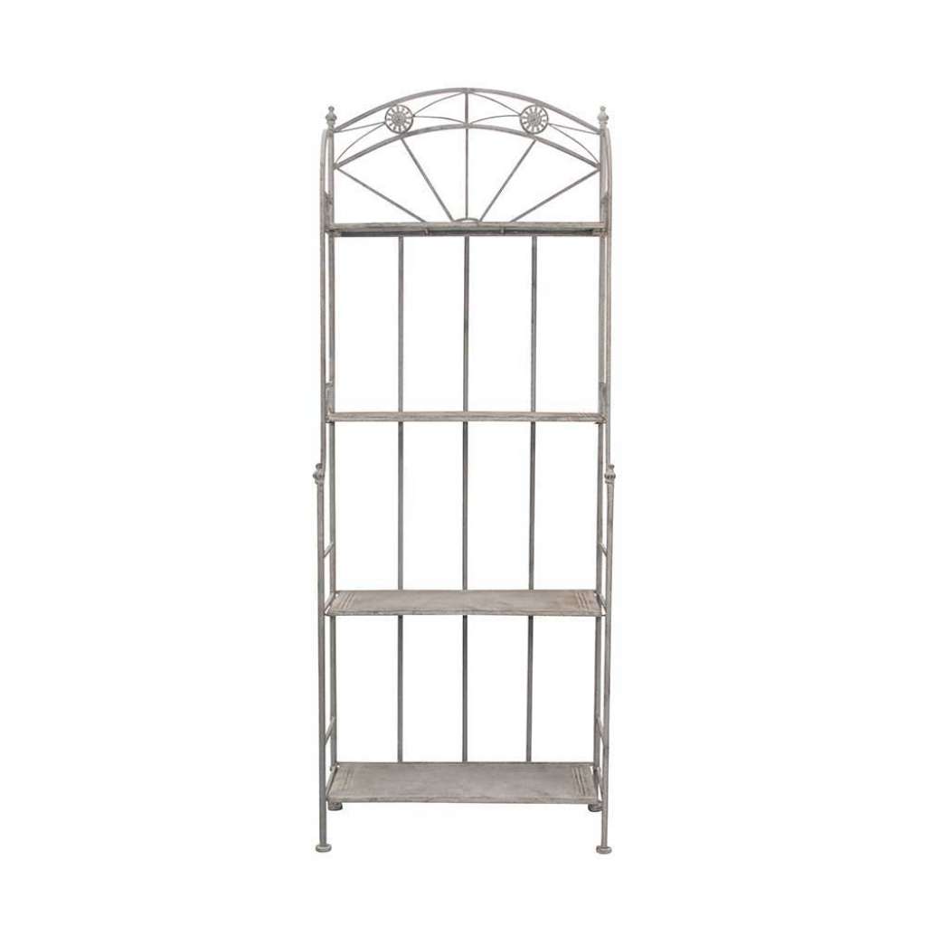 Deko Metallregal im Landhausstil 60 cm breit