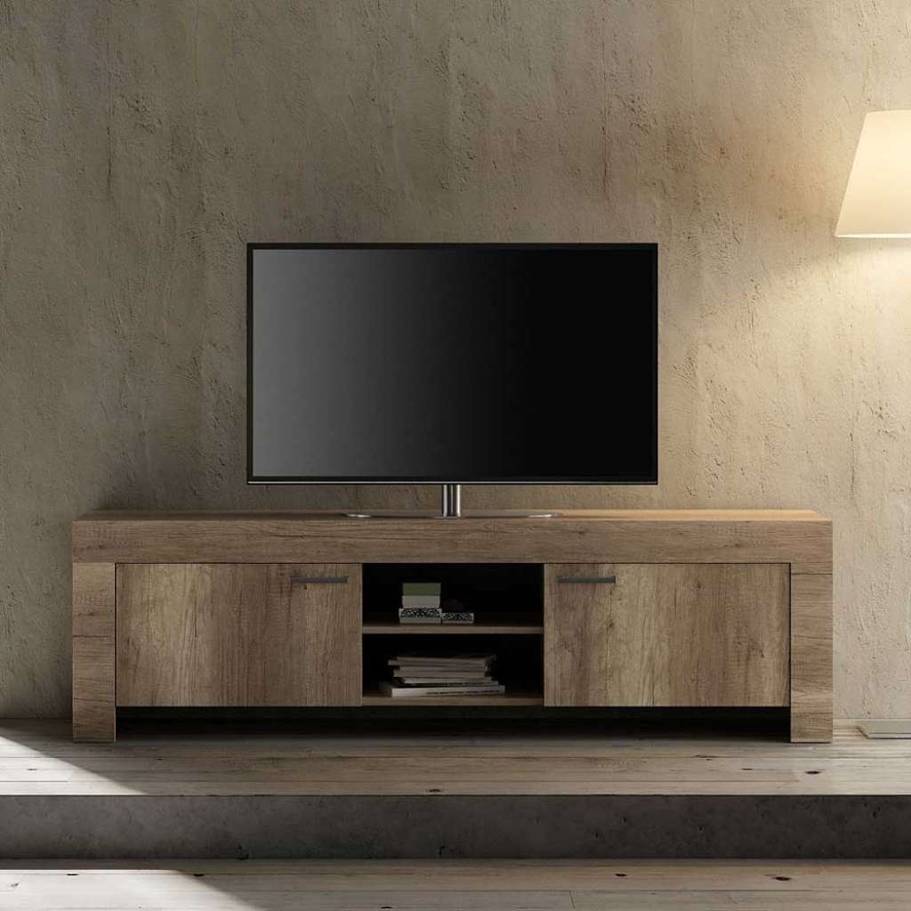 Fernsehboard in Wildeichefarben 180 cm breit