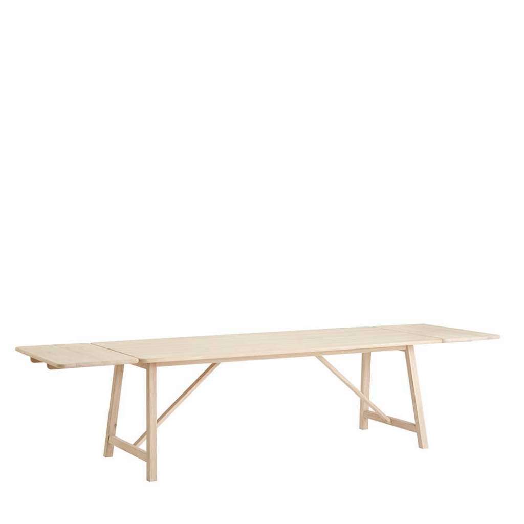 Küchentisch aus Eiche massiv und Bianco geölt modern