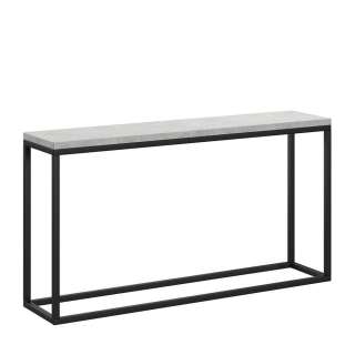 Konsoltisch in Beton Grau und Schwarz 140 cm breit