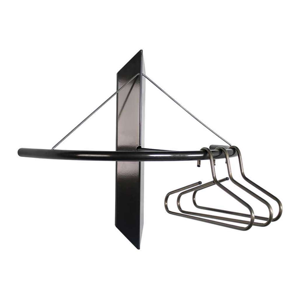 Hängegarderobe im Industry Design Anthrazit aus Stahl