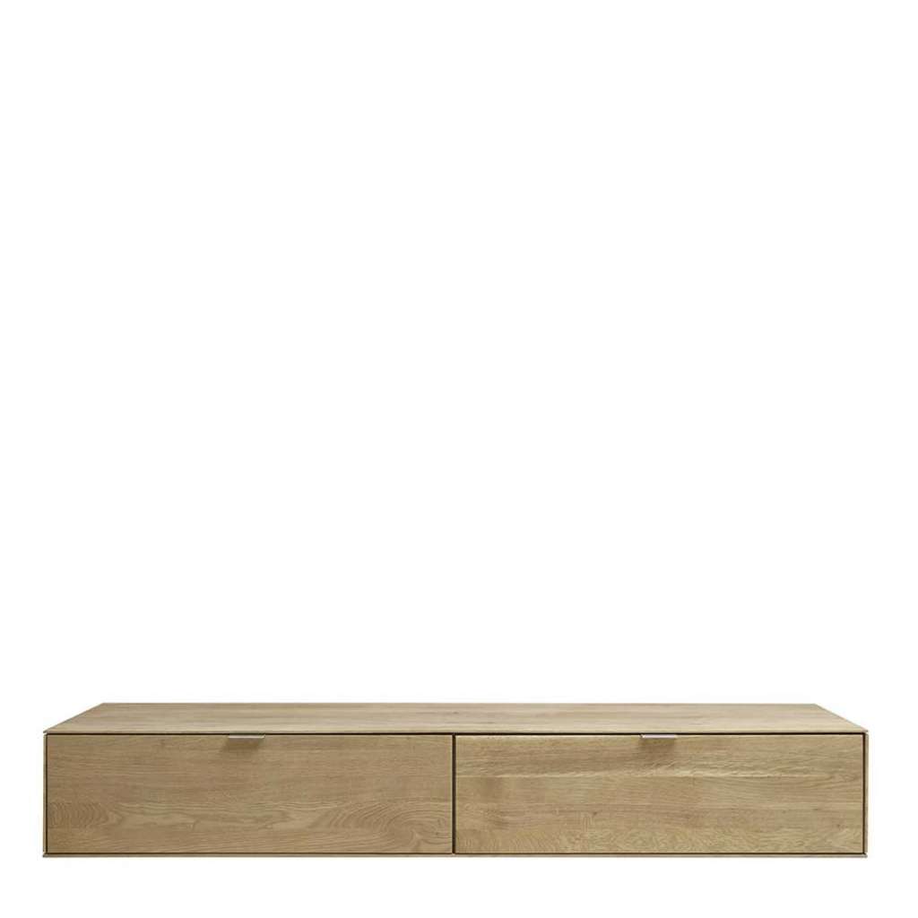 TV Möbel in Eiche Bianco Wildeiche Massivholz