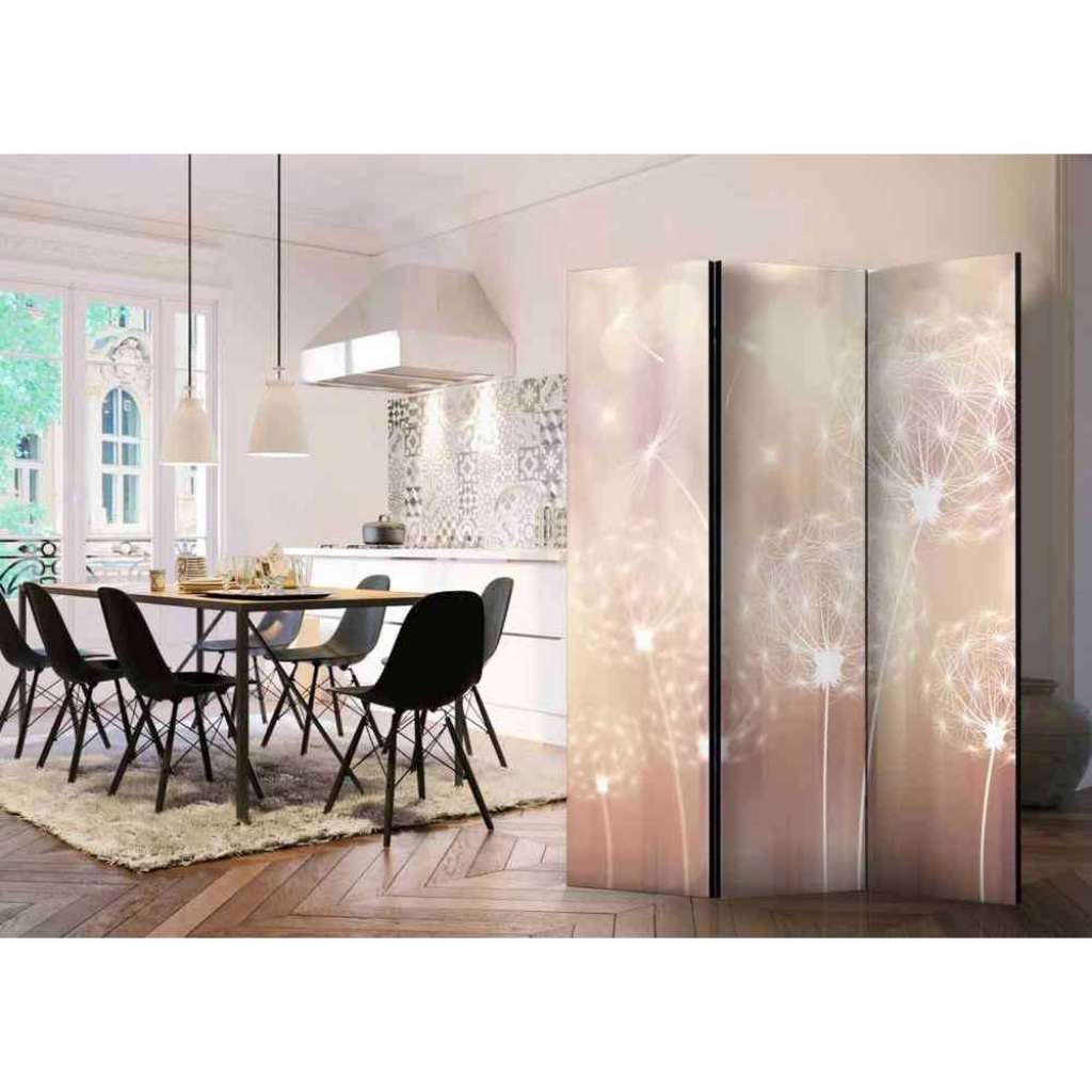 Spanische Wand mit Pusteblumen Motiv 135 cm breit