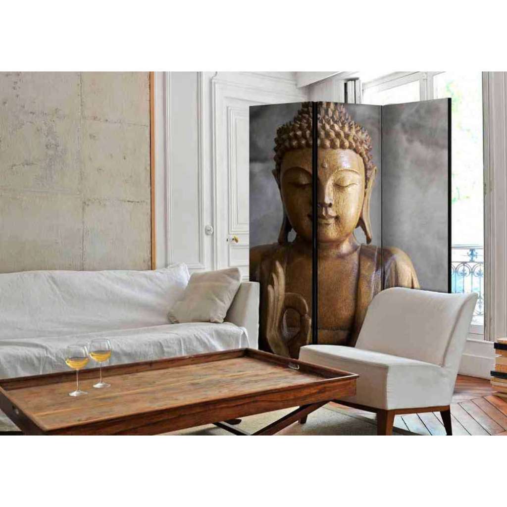 Buddha Paravent 3-teilig 135 cm breit