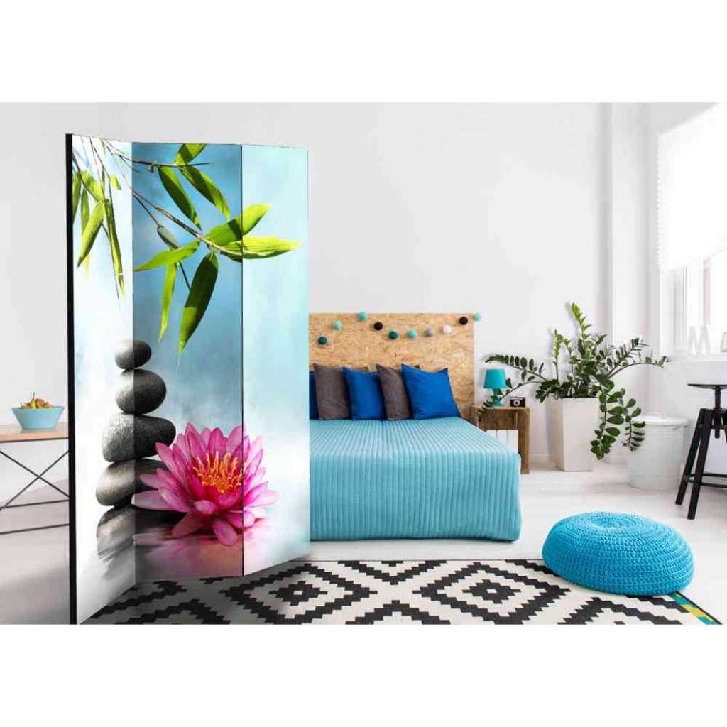 Spanische Wand im Zen Design 3 Elementen