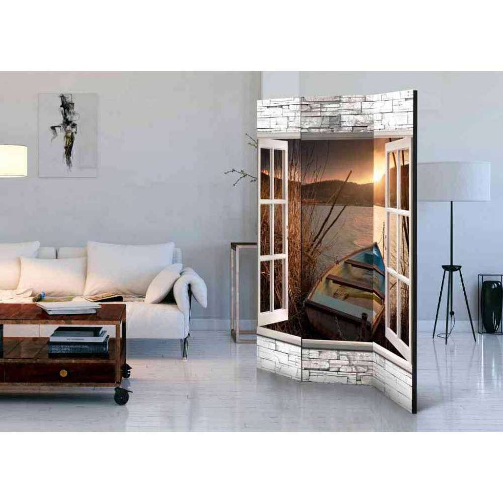 Spanische Wand mit Seeblick 3 teilig