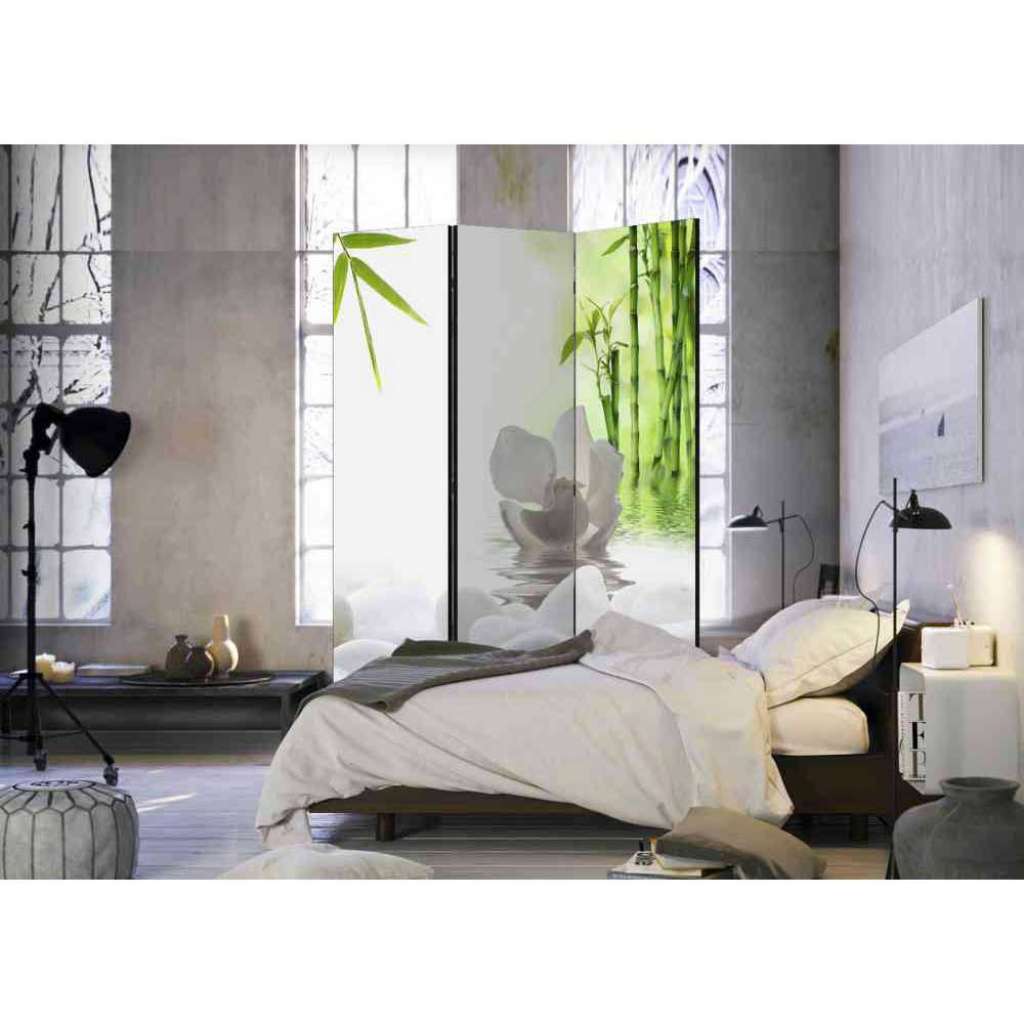 Paravent mit Zen-Motiv 135 cm breit