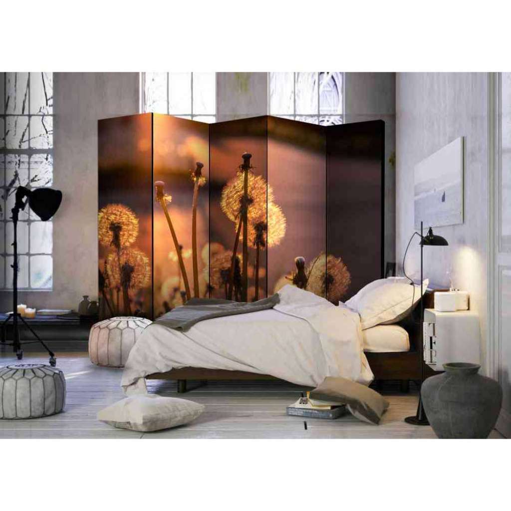 Spanische Wand mit Pusteblumen Wiese 225 cm breit