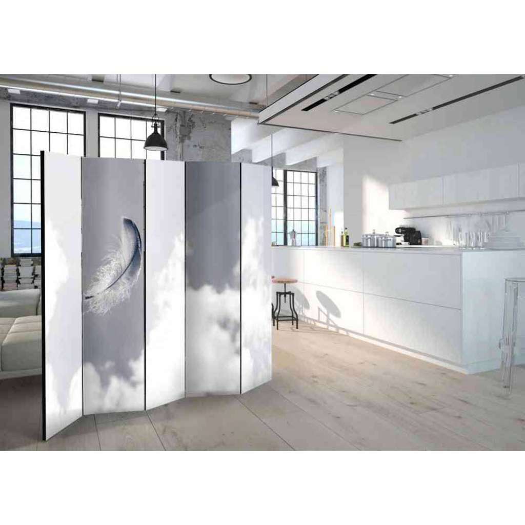 Raumtrenner im Feder Design 5 teilig