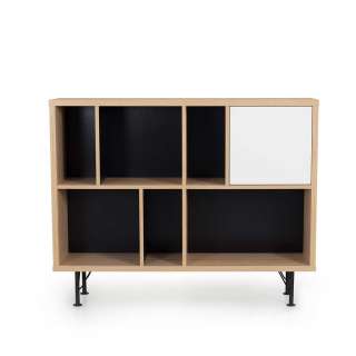 Standregal in Eichefarben 115 cm breit
