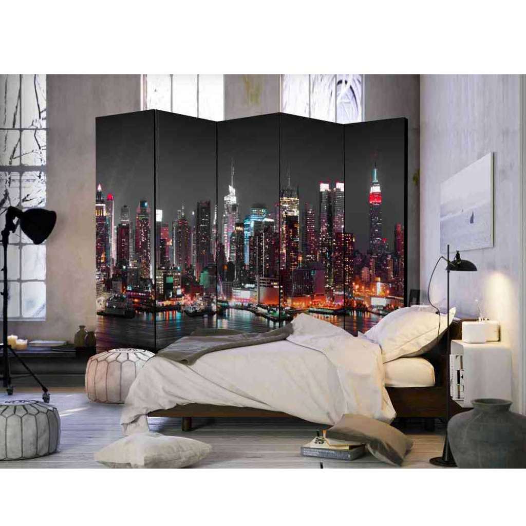 Spanische Trennwand mit New York Motiv 225 cm breit