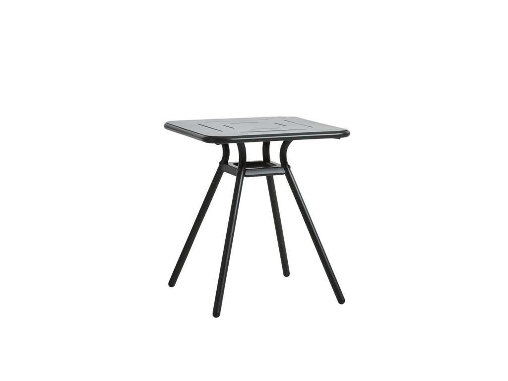 Woud - Ray Square Café Tisch  - Charcoal black - indoor