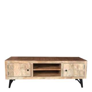 Fernsehboard 150 cm breit Mangobaum Massivholz