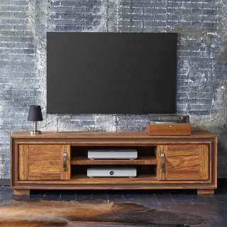 Fernseher Unterschrank aus Sheesham Massivholz Landhaus Design