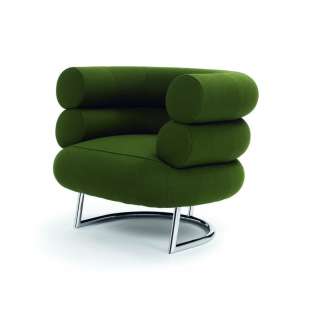 Classicon - Bibendum Sessel - Stoff Manila grau - Gestell schwarz - indoor