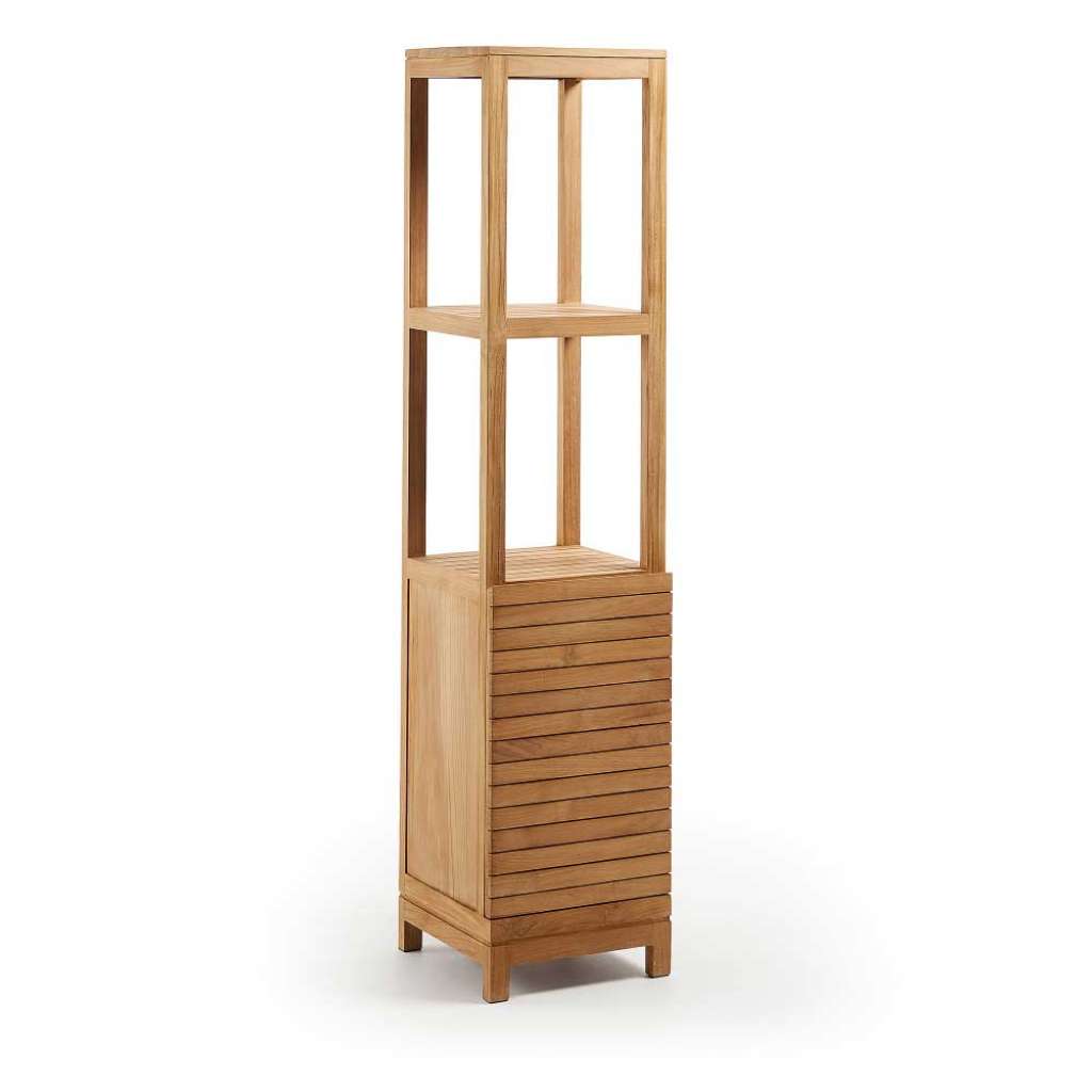 Badezimmer Regal aus Teak Massivholz 40 cm breit