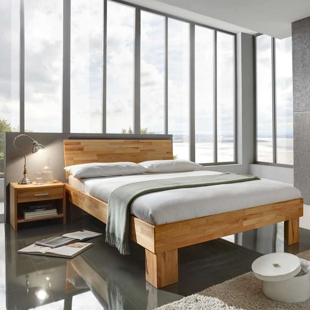 Möbel Set für Schlafzimmer Kernbuche Massivholz (3-teilig)