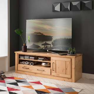 TV Unterschrank aus Kiefer Massivholz Landhausstil