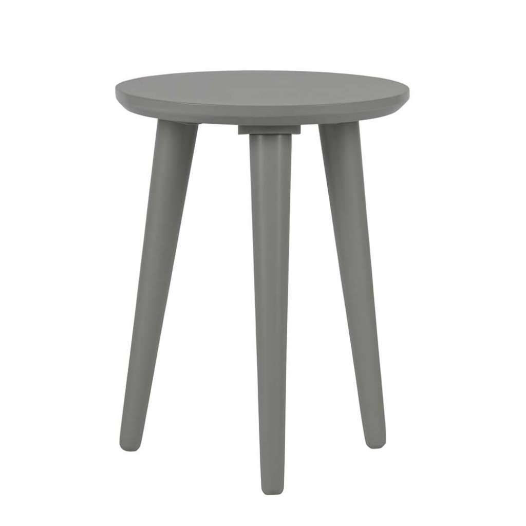 Runder Beistelltisch in Beton Grau Loft Style