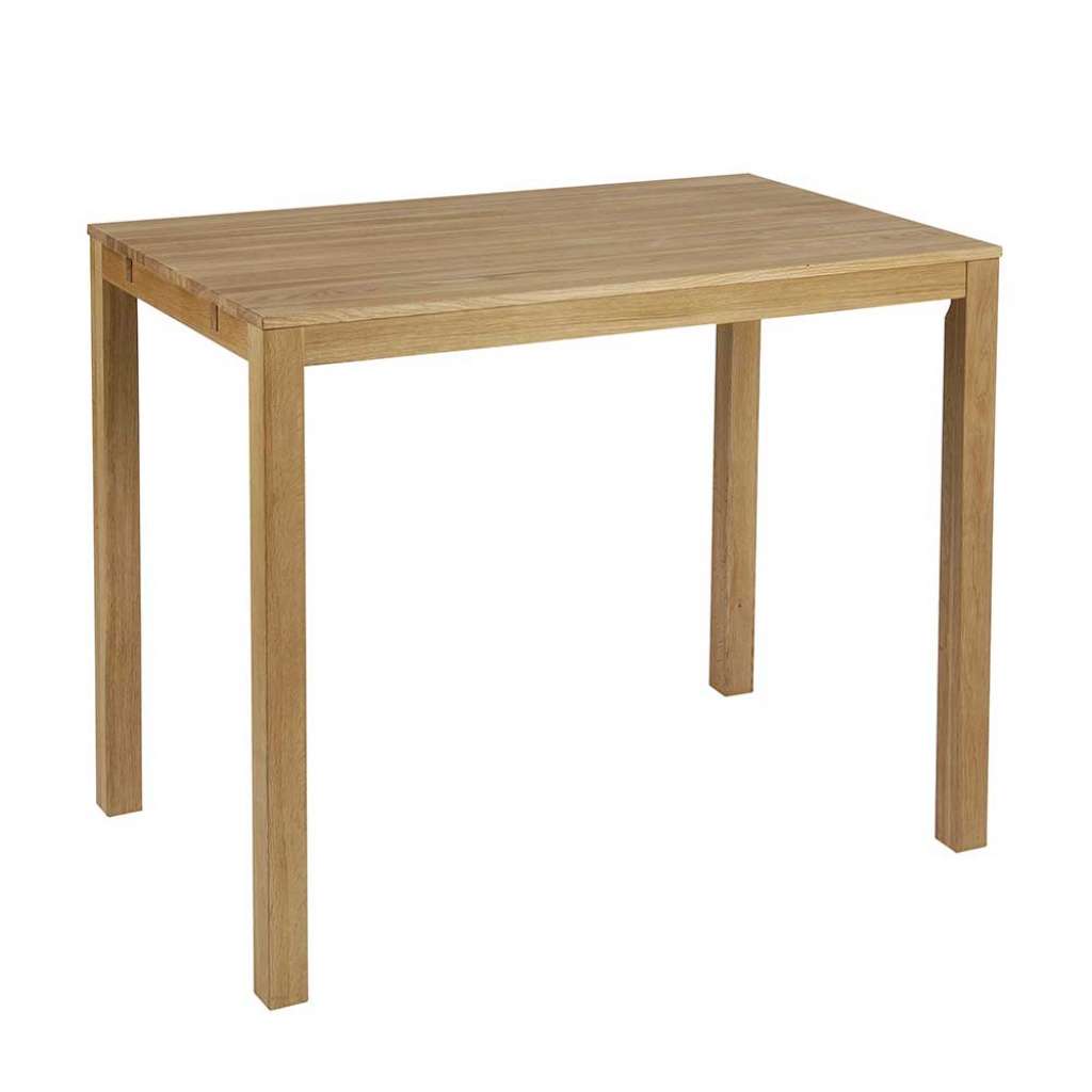 Massivholz Tresentisch aus Eiche geölt 90 cm hoch