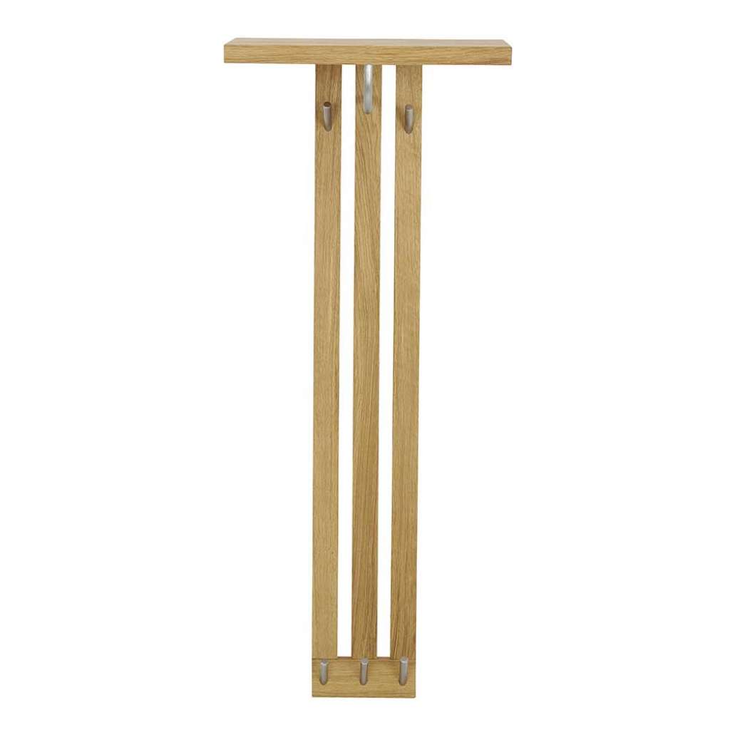 Garderoben Paneel mit Eiche furniert 100 cm hoch