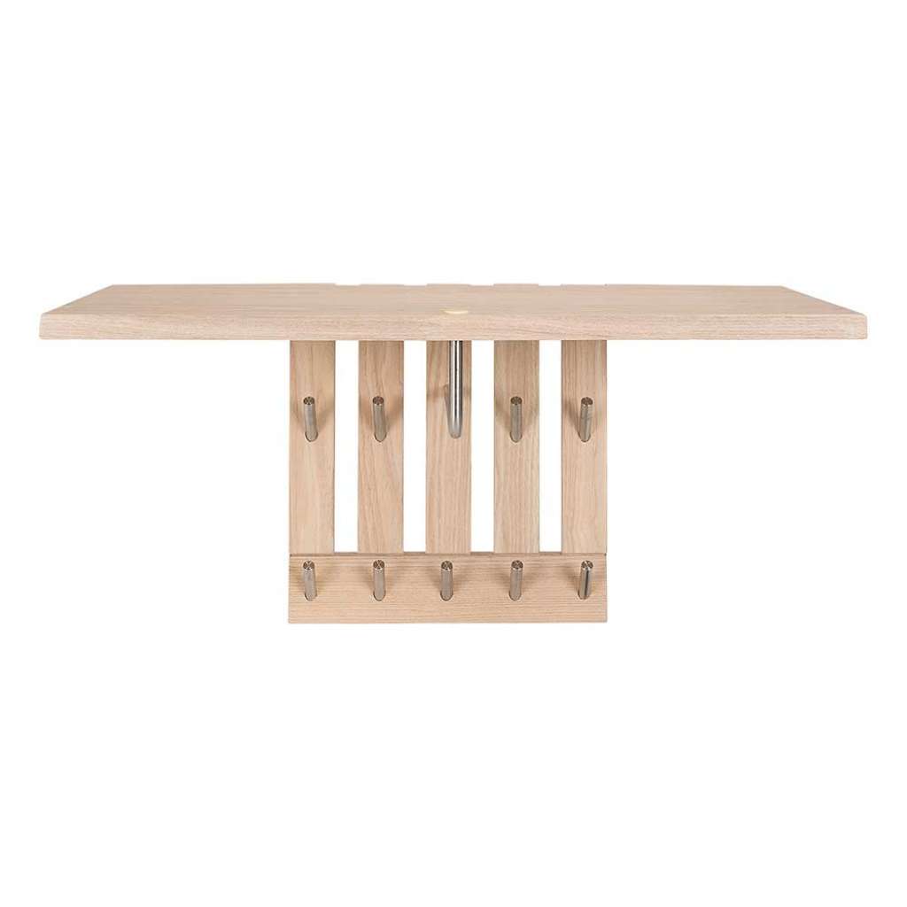 Flur Hängegarderobe mit Esche furniert 60 cm breit