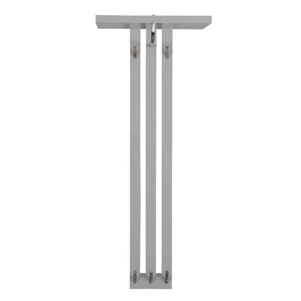 Hängegarderobe in hell Grau 40 cm breit