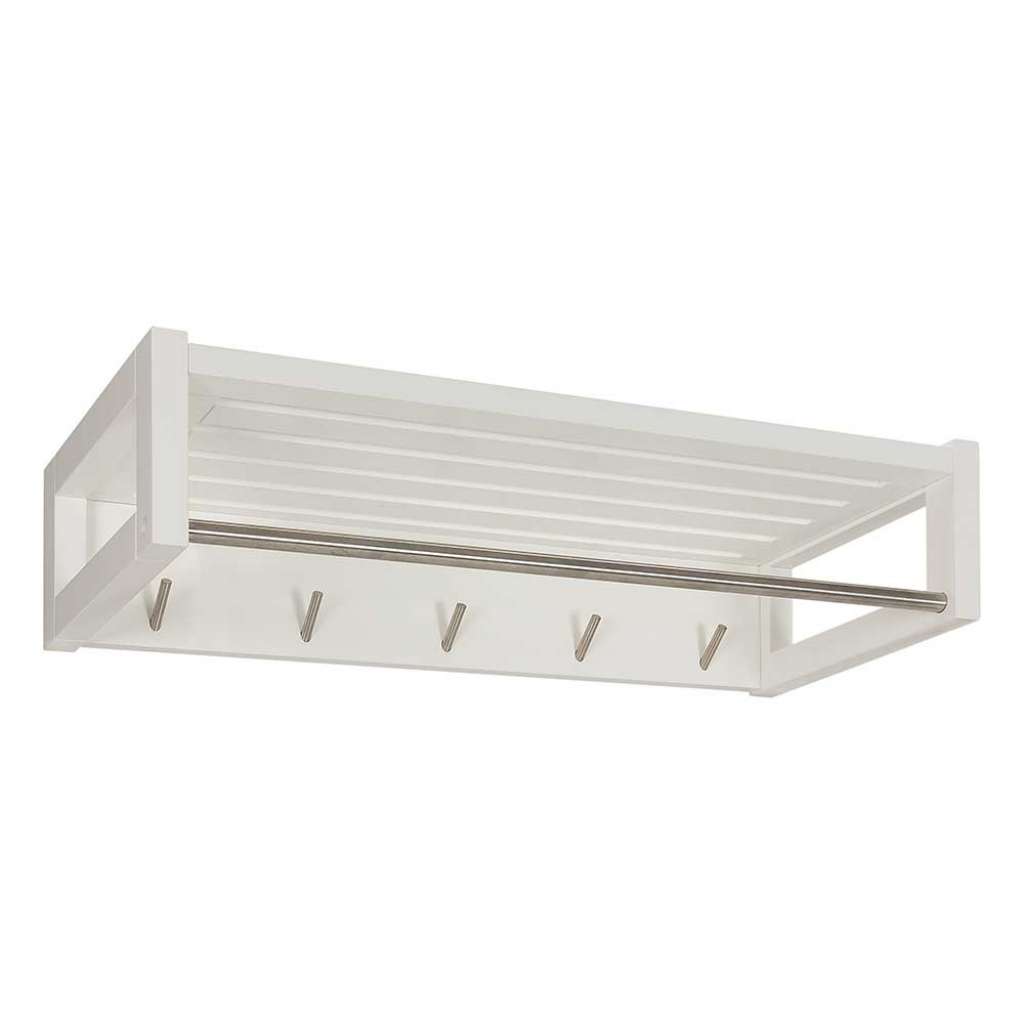 Wandgarderobe in Weiß 60 cm breit