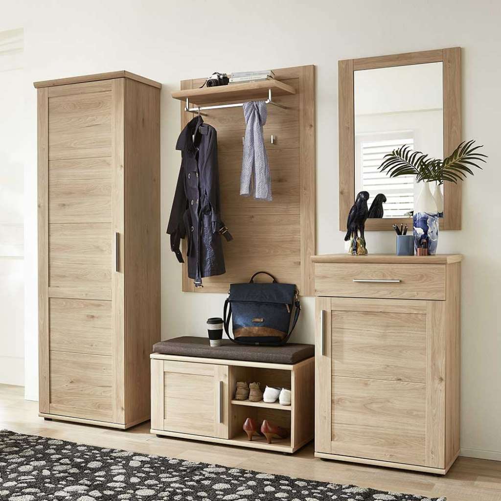 Dielenmöbelset in Eichefarben modern (5-teilig)