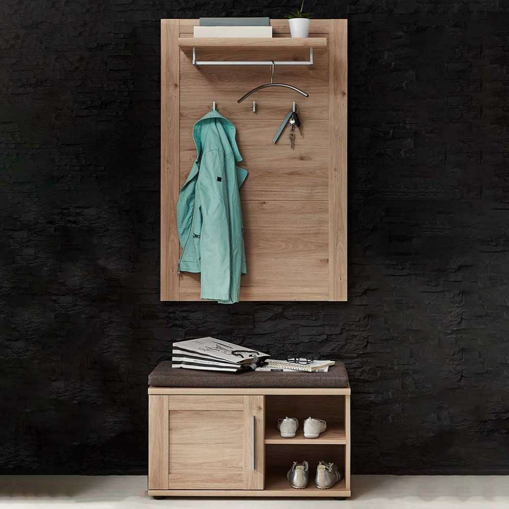 Dielenmöbel in Eichefarben modern (2-teilig)