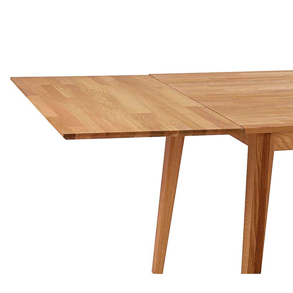 Tisch Ansteckplatte aus Eiche Massivholz 50 cm breit