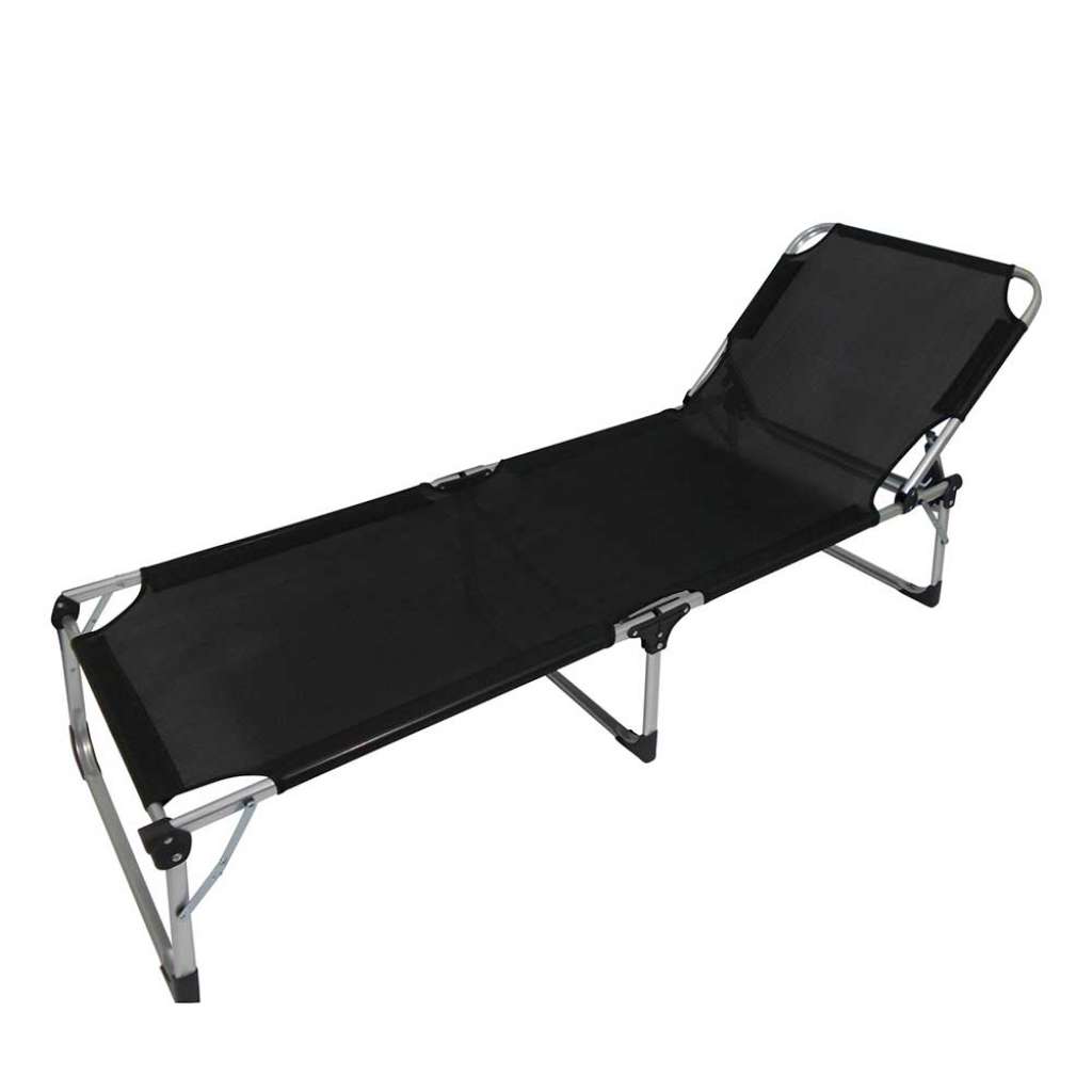 Relax Gartenliege aus Aluminium und Webstoff zusammenklappbar