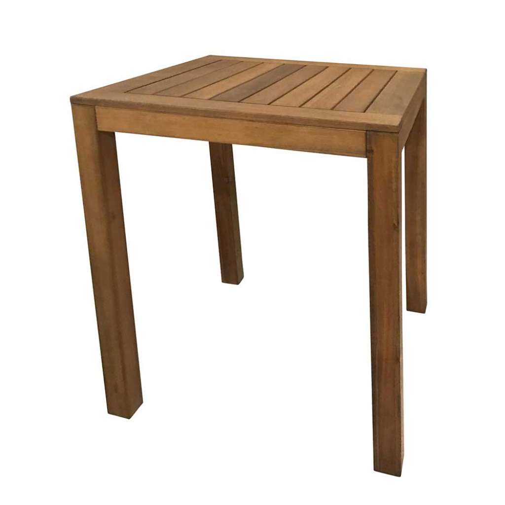 Outdoor Stehtisch aus Akazie Massivholz 80 cm breit