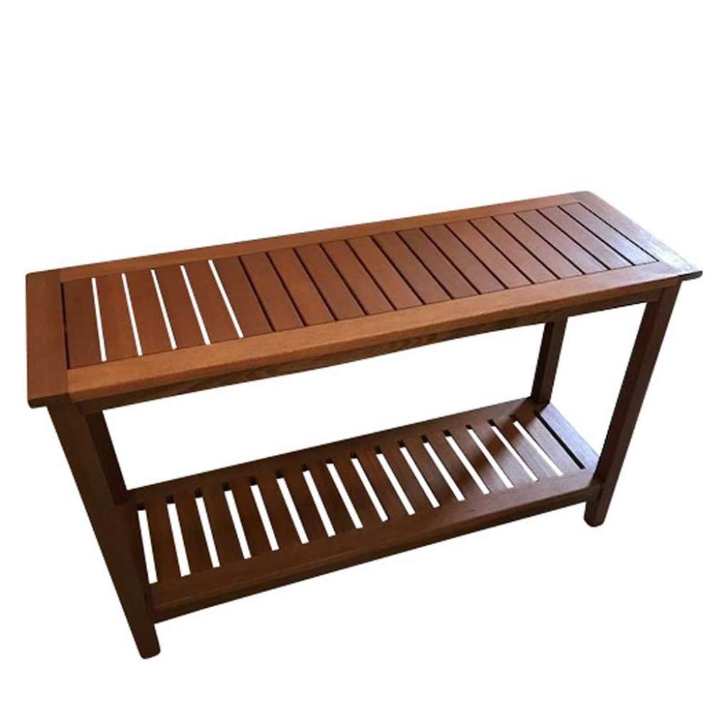 Outdoor Konsolentisch aus Eukalyptusholz geölt