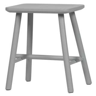 Hocker in Beton Grau Massivholz