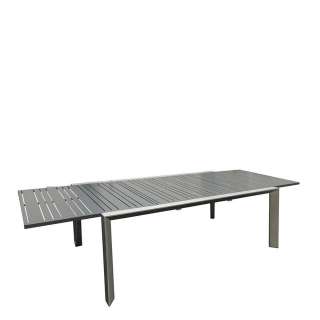 Ausziehtisch für Terrasse Aluminium