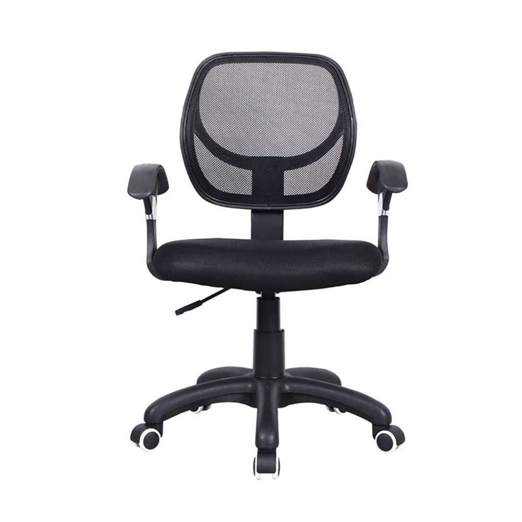 Bürodrehstuhl in Schwarz Mesh