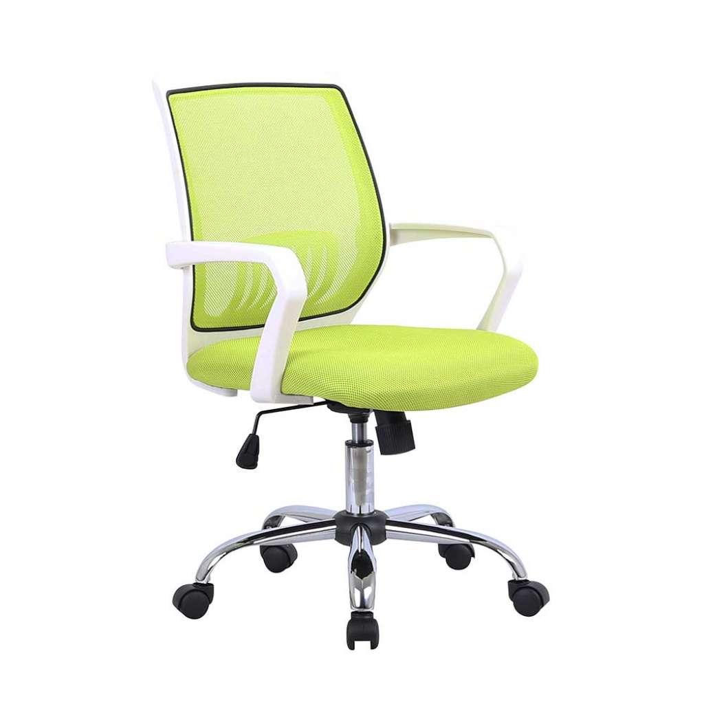 Schreibtischsessel in Grün und Weiß modern