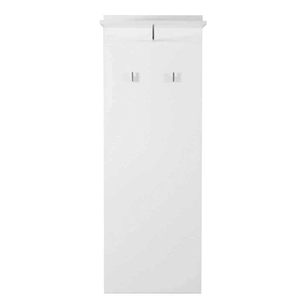 Wandgarderobe in Weiß 140 cm hoch
