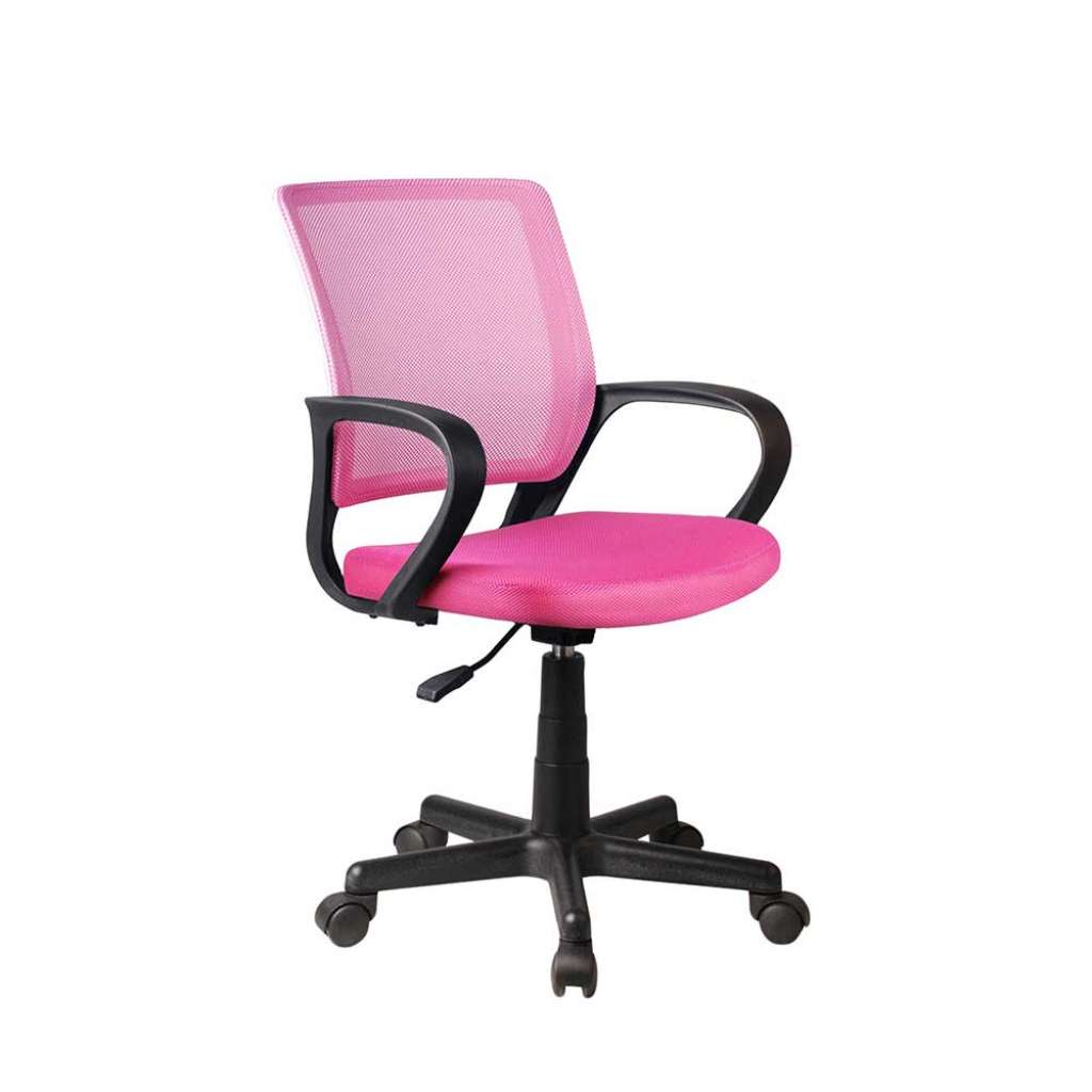Schreibtischdrehstuhl in Pink Meshgewebe